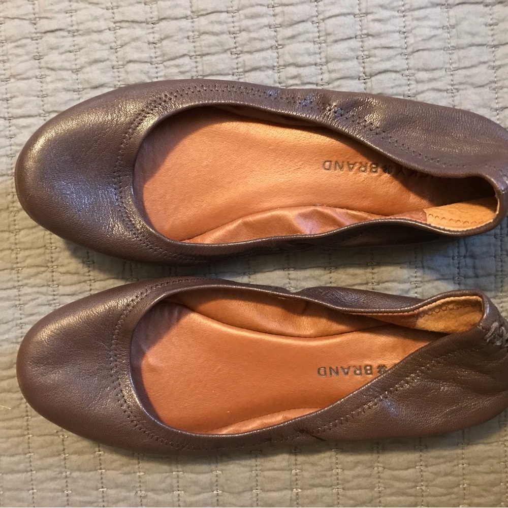 Lucky Brand Women’s Emmie Ballet Flats - Brown Leather